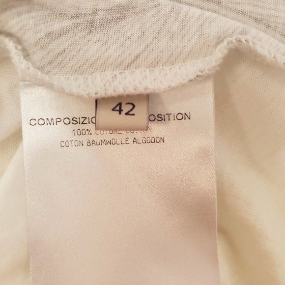 Stella McCartney Women's Floral Print Short Sleeve Tee Shirt Size 42 - Picture 8 of 10